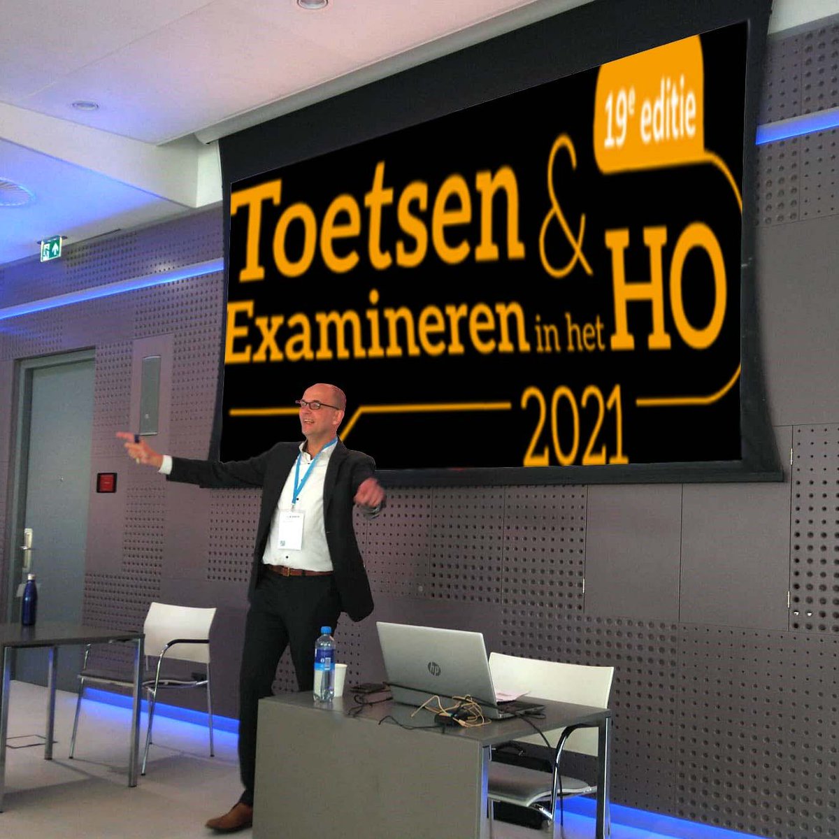 Eindelijk weer een fysiek optreden: onze adviseurs Pieter Huisman en Roel van Krieken spreken vandaag in Utrecht op uitverkocht SBO-congres over Toetsen en Examineren in het HO.
<a href="/SBO/">Sibongiseni</a> #wemogenweer #leerwegonafhankelijktoetsen #flexibiliseringonderwijs #hobeon #congresHO