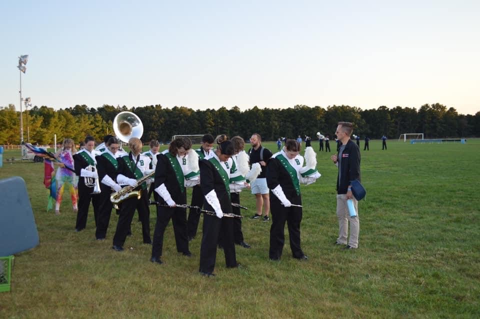 BTHSDragons's tweet image. The Marching Dragons won first place at their competition this weekend! They also took home the awards for Best Music and Best Color Guard. 
Congrats to band director Christian Negri, and the entire staff, students, and band parents to an amazing start to their season!