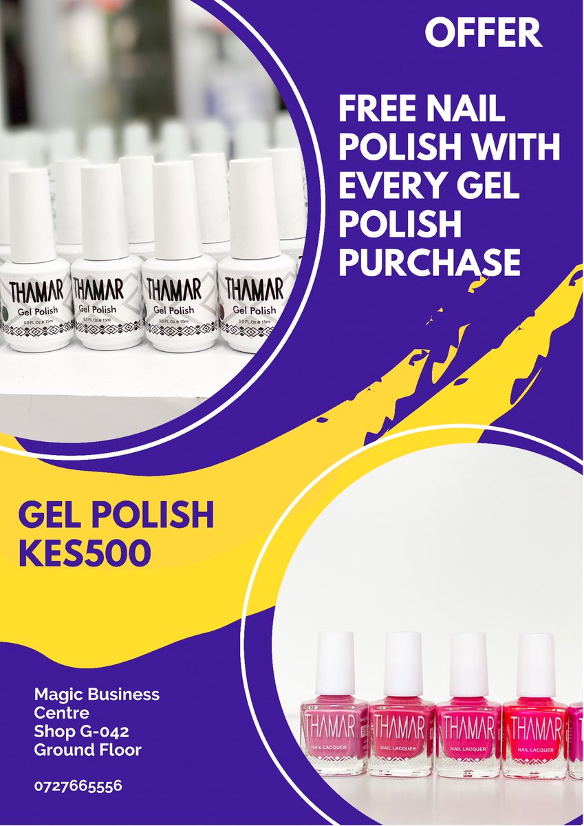 THAMAR_OFFICIAL's tweet photo. You read that right amazing chance to get free nail polish🥳 
#newandimprovedThamar https://t.co/SBk44UImOG