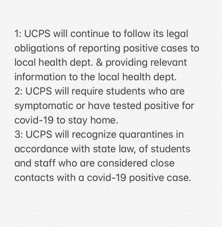 AnthonyKustura's tweet image. In an 8-1 vote, this is what the UCPS BOE just passed: @wsoctv