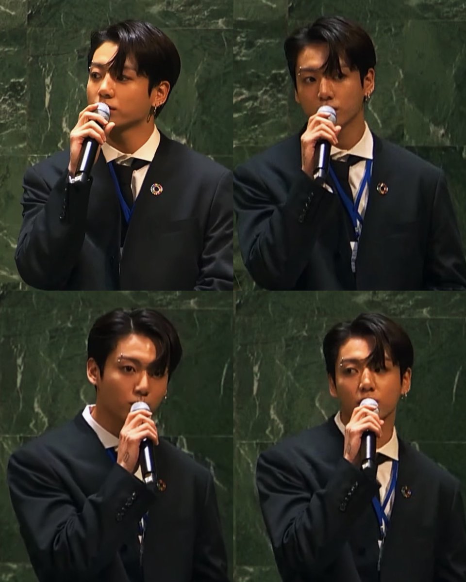 homeisjungkook's tweet photo. Jeon Jungkook for the UNGA 2021 https://t.co/n0kPL96drO