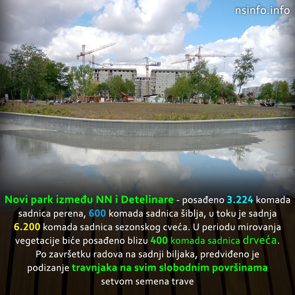 #novipark #novisad #novonaselje #detelinara #zelenilo #park #cveće #drveće #trava #travnjak #bulevarevrope #jezero #jezerce #igralište