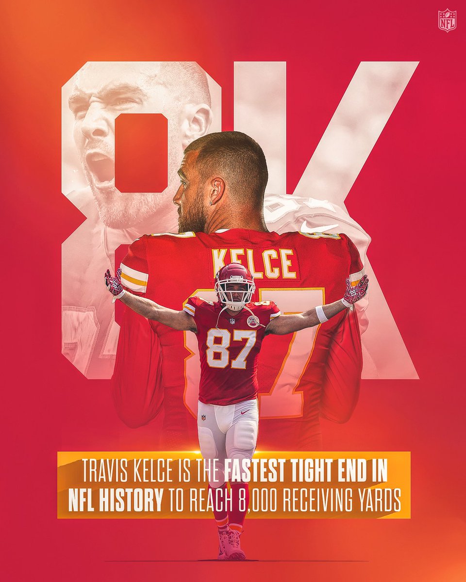 NFL's tweet image. Legend in the making. 🙌 @tkelce 

@Chiefs | #ChiefsKingdom