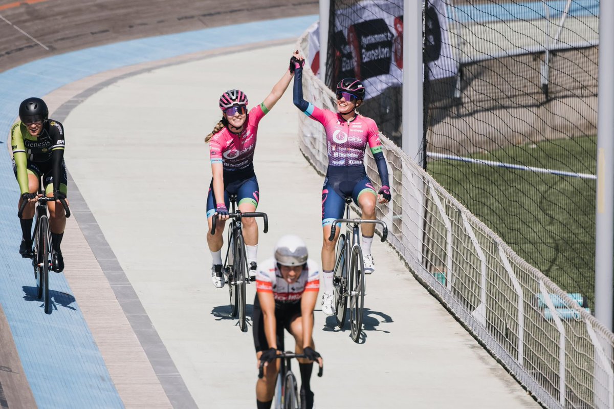 A great Madison with Silvia Zanardi in Barcelona. We nailed the schedule for our sprint laps to take the win! It was a great introduction back to the track and loved every minute. Happy to see my Kiwi teammate Jordan Castle on the podium after winning the sprint and keirin.