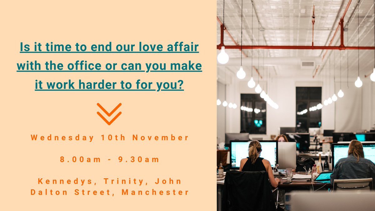 📅FREE event
🤔You'll learn...

🏢What value can an office bring?

💻What package from your landlord will suit your needs?

🛠️Who looks after what - you or the landlord?

🙈What can be the grey areas?

🤝How to choose the right suppliers?

Sign-up ➡️ bit.ly/3u355ve