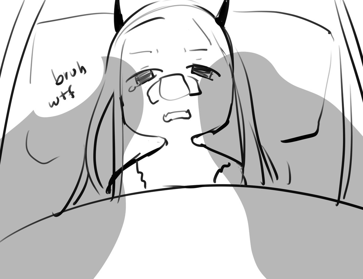 A small doodle of me staying in the hospital, I had a surgery on my nose since I had difficulty breathing from it. But all is good and I appreciate the support 😊❤️

EXCEPT FROM THESE TWO!! ILL BEAT THEM UP WHEN I RECOVER!!! 