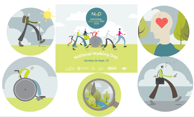 healthy_clare's tweet photo. 👣National Walking Day is 📅 Sunday 26th Sept
Visit the @GetIreWalking webpage on https://t.co/kSxqNnjyg5 for more details on their week long events.
#activeclare #NWD2021 #NWD #5000steps #keepwell by #keepingactive
@HealthyIreland @Claresports @AgeFriendlClare https://t.co/9RyQCMTdIc