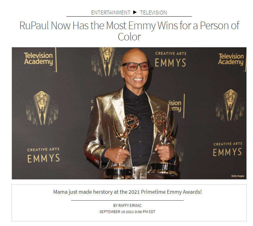 beingbebemovie's tweet photo. "And for you kids out there watching, you have a tribe that is waiting for you. We are waiting for you, baby! Come on to Mama Ru!"
Congrats to @RuPaul & everyone in the @RuPaulsDragRace's family!
ππΏ https://t.co/p99TbfBJYt
ππΏ https://t.co/IsyQbhLRJW
#Emmys2021 #dragmatters π https://t.co/dyZjQKz5tr