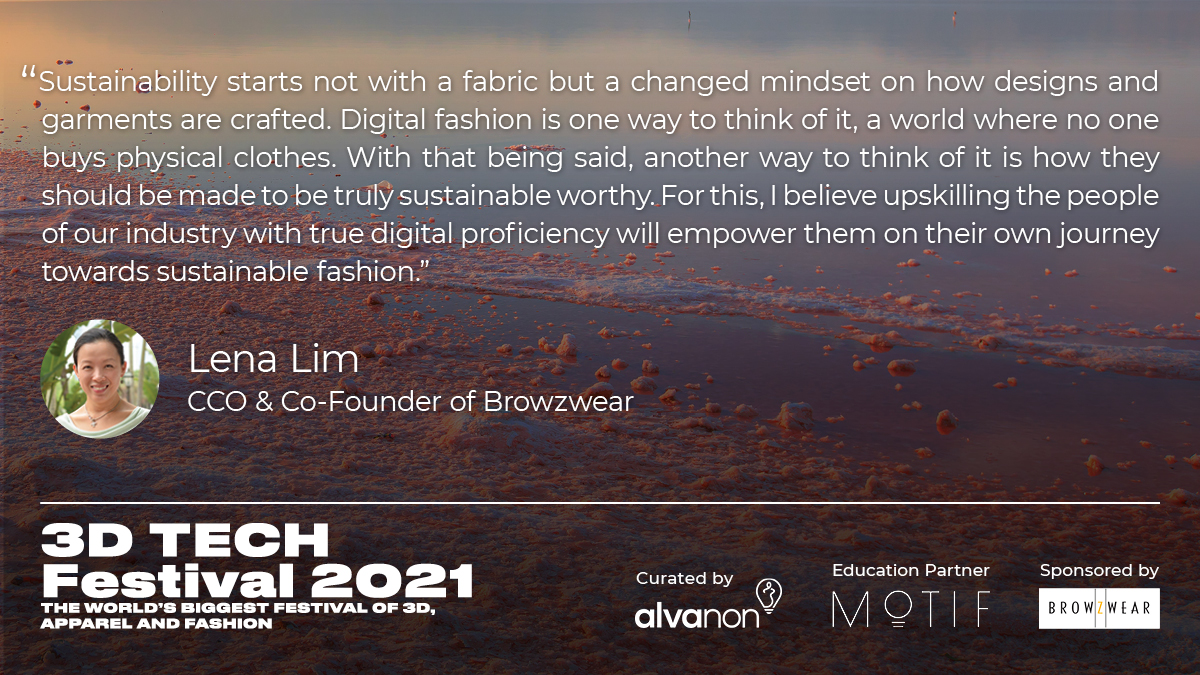 3D Tech Festival starts tomorrow! We can't wait to see you there lnkd.in/dcGgNiy

Join Lena Lim, Chief Commercial Officer at <a href="/browzwear/">Browzwear</a> will be on stage at the 3D Tech Festival! 

Mark the session to your calendar lnkd.in/gxQHFf4M

#3DTechFestival #3Dtechnology