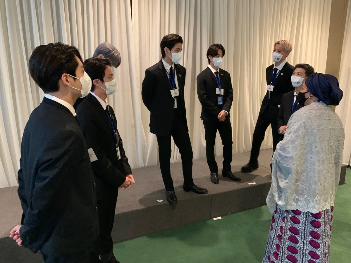 Welcome back to the @UN to our @bts_bighit friends. Thanks for joining us in calling on the world to keep the promise of the #SDGs. #SDGMoment #UNGA