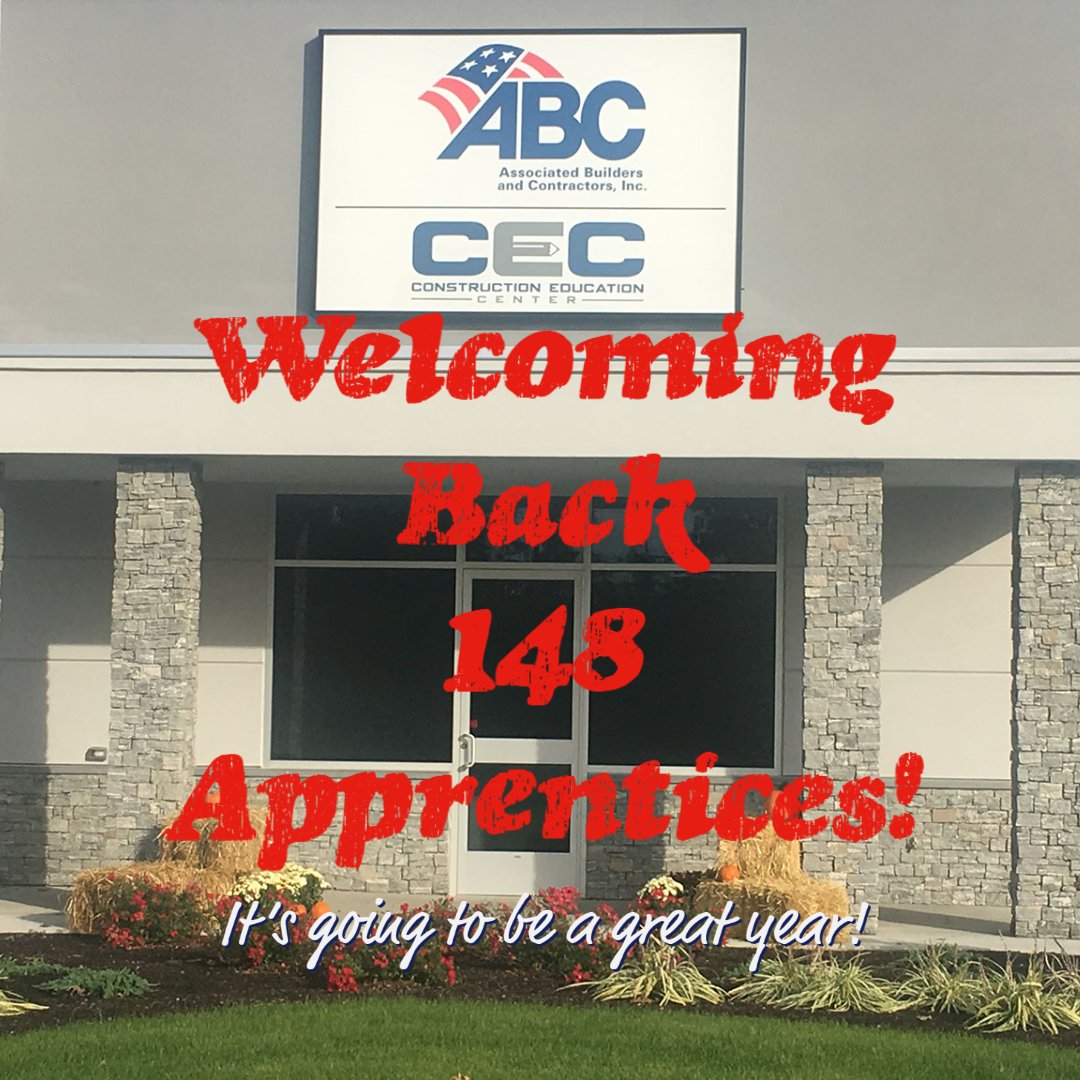 CT_ABC's tweet photo. We would like to express how excited we are to announce that the Construction Education Center welcomed 148 apprentices last week to begin the 2021-2022 academic year! GREAT JOB CEC!
#buildingworkforce #thinkconstruction #CEC #CTABC #abcmeritshopproud https://t.co/CqXEnrAUp1