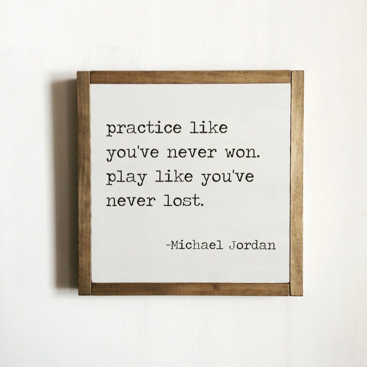 yourealtorjosie's tweet photo. "Practice like you've never won. Play like you've never lost." - Michael Jordan
#motivationalquotes #motivationalmonday #mondaymotivation #monday #motivation #inspiration #practicing #winning #success #goals #michaeljordan #firstteamrealestate #realestate https://t.co/OaSiYFEo7s