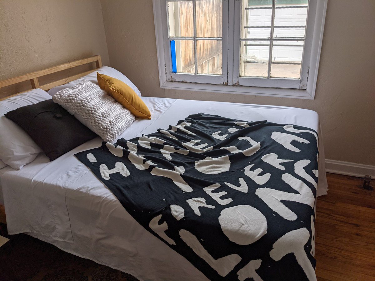 Another beautiful set up utilizing a mattress from Bear. We love to see how our customers set up their new mattresses!