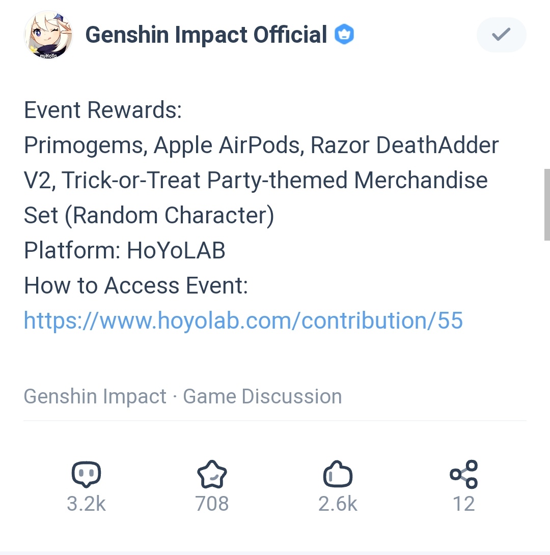 alex on Twitter "HELP MIHOYO IS GETTING RATIOED ON THEIR GENSHIN