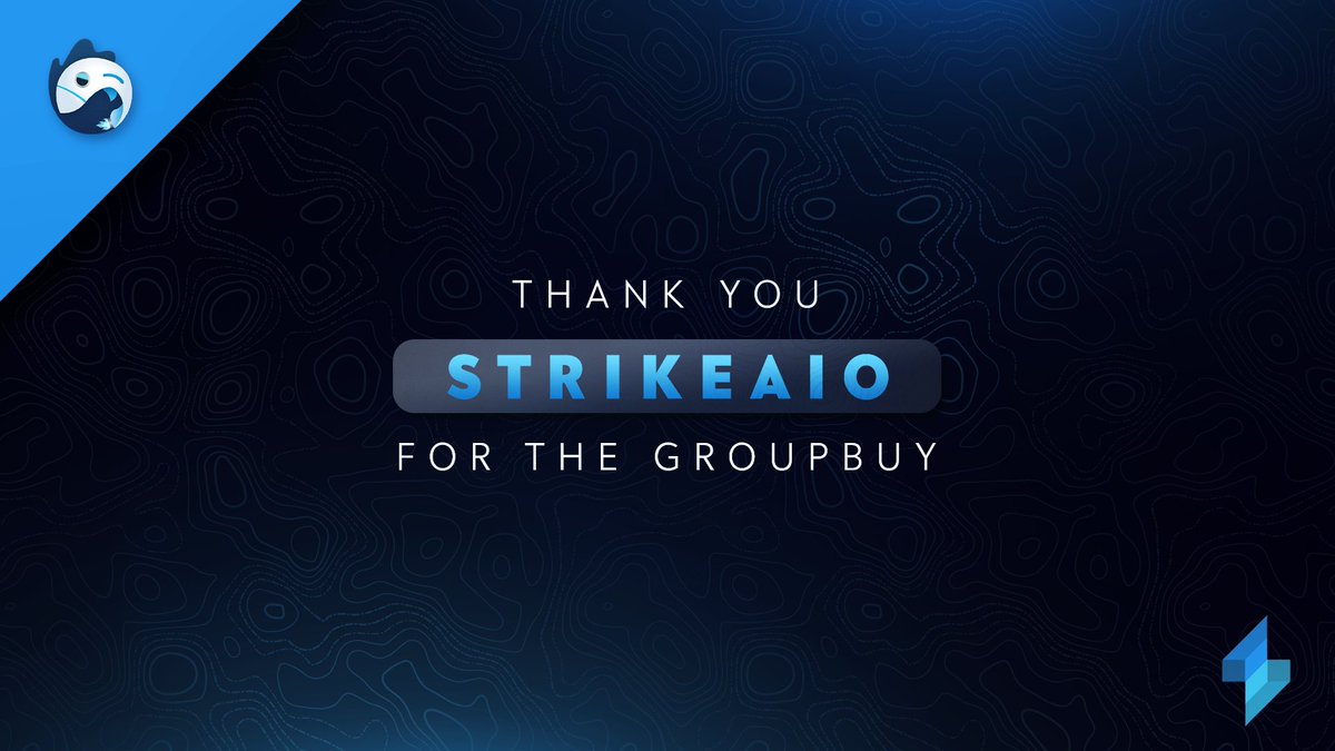 What a Groupbuy! 🤩

Thanks to StrikeAIO, Members are ready to take stock on any site supported. Paired with SplashX catered information, Theres no doubt in our minds that this is a killer combination.

Anybody ready to make a splash? Like this tweet. ❤