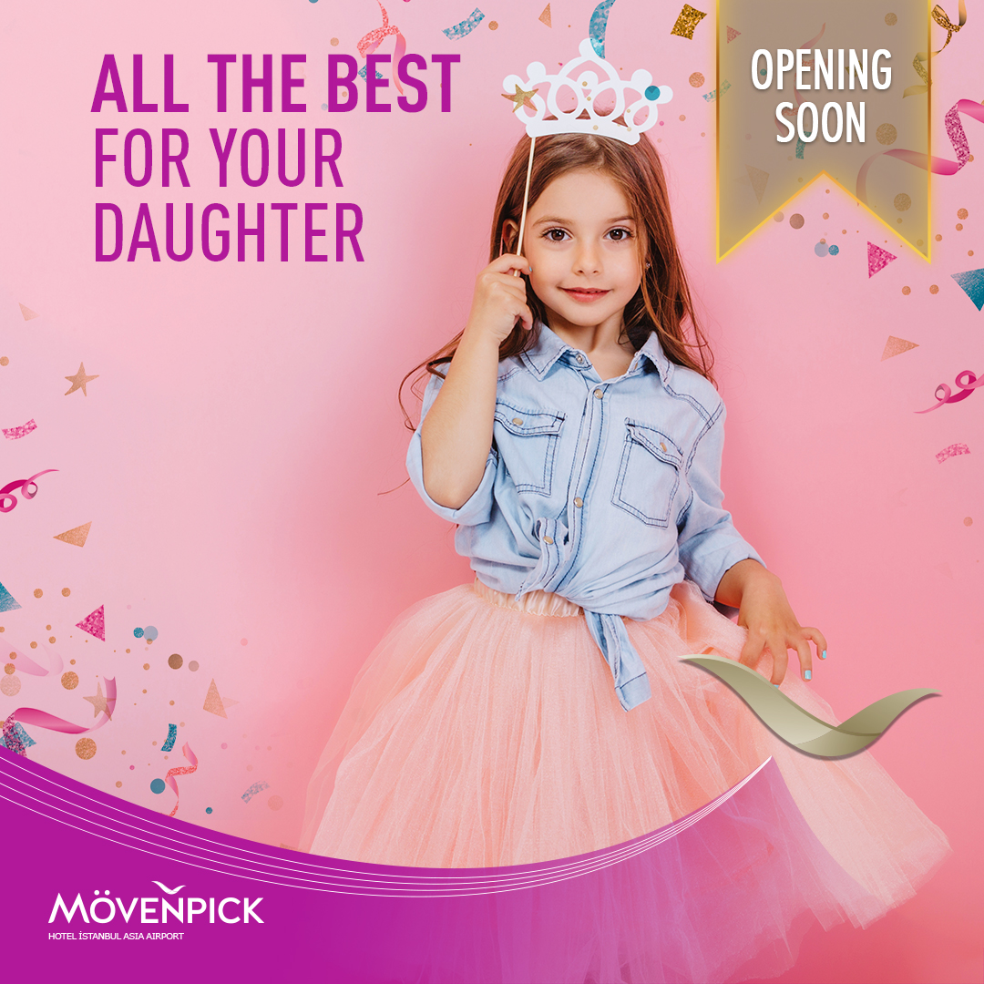 Everyone wishes the best for their daughters and so do we! 👧
We’ll arrange an unforgettable day for your daughter’s birthdays, concept parties, sweet sixteens and many more events. 
#mövenpick #saw #sabihagökçen #istanbulhotels #event #party #birthday #sweetsixteen