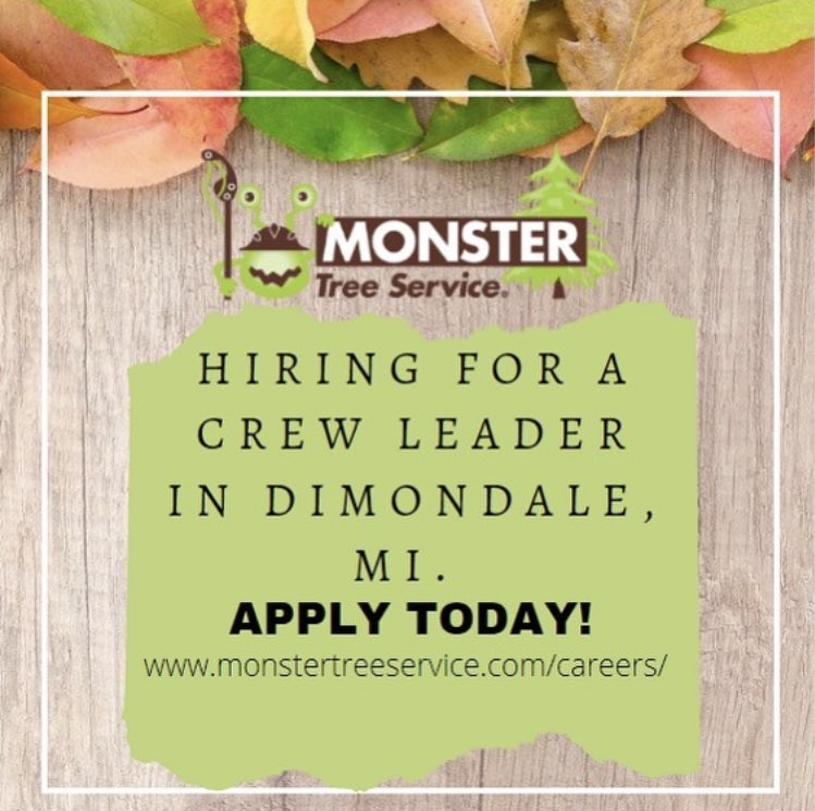 Monster_Careers's tweet image. #Monstertreeservice #Nowhiring #Applytoday