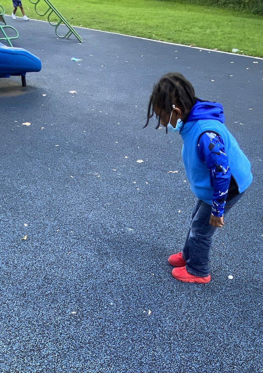 MrsLibraryMedia's tweet photo. First graders discovered a grasshopper playing on our playscape!   #macstem #getoutside @MacdSchool @mrscicciamacd https://t.co/GhzOWhqYM4