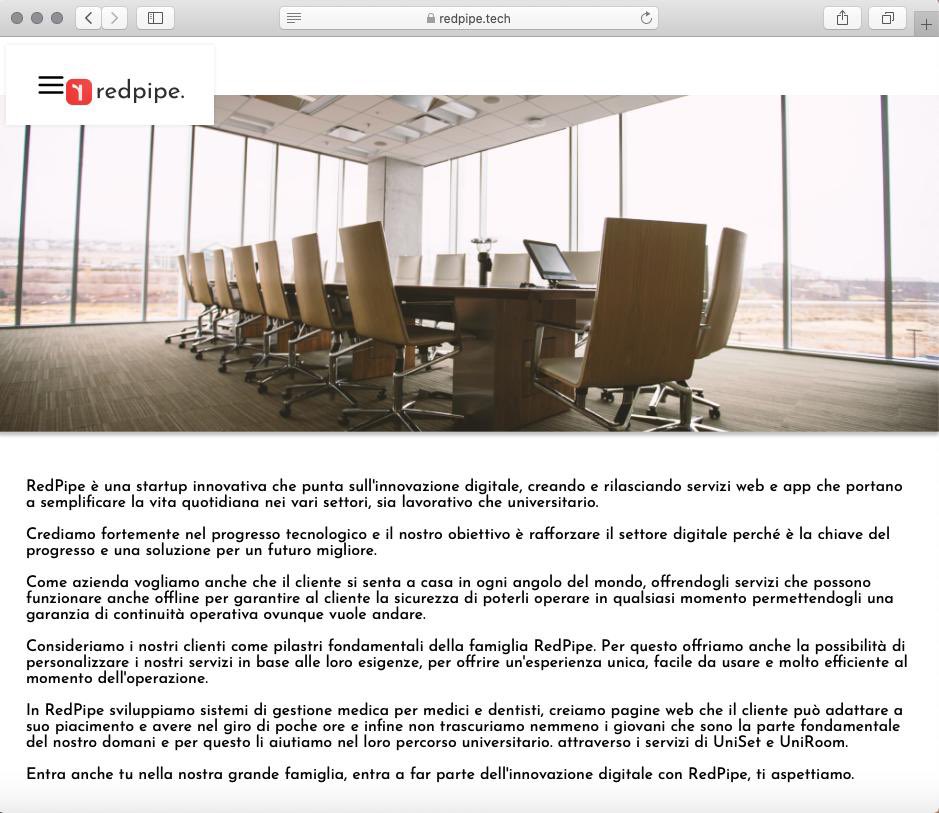 RedPipe_srls's tweet photo. Redpipe🛑
•Il sito web di redpipe, https://t.co/JGVqsRMNnZ, è ora disponibile, dove puoi trovare tutte le notizie e le informazioni su redpipe! #doitbetter #redpipe #web #webdesign https://t.co/JkD9Ip5h5p