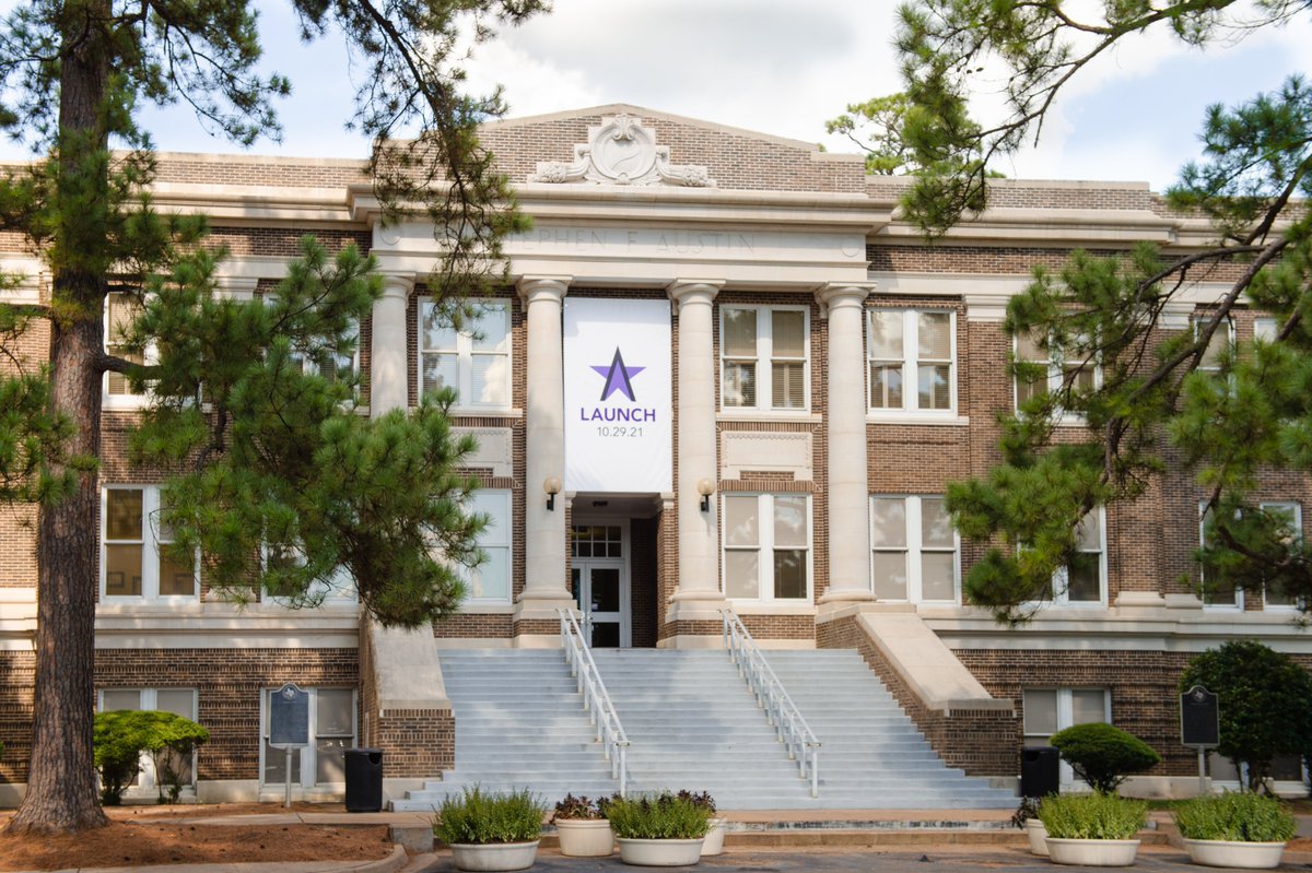 SFASU's tweet photo. #LaunchSFA 10.29.21 https://t.co/A9qk958gDQ