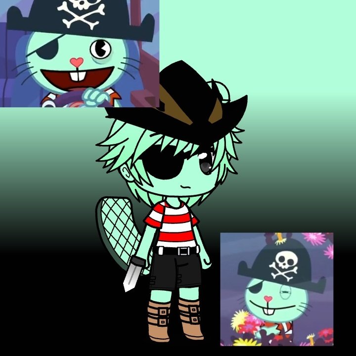 Russell, Happy tree friends gacha edition Wiki