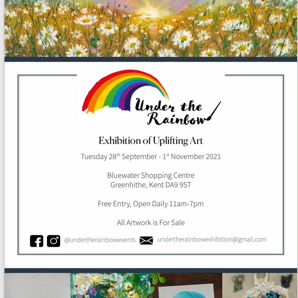 One week until launch of @undertherainbowevents exhibition #bluewater 🎉👏🏻 instagr.am/p/CUDaH0kMABv/