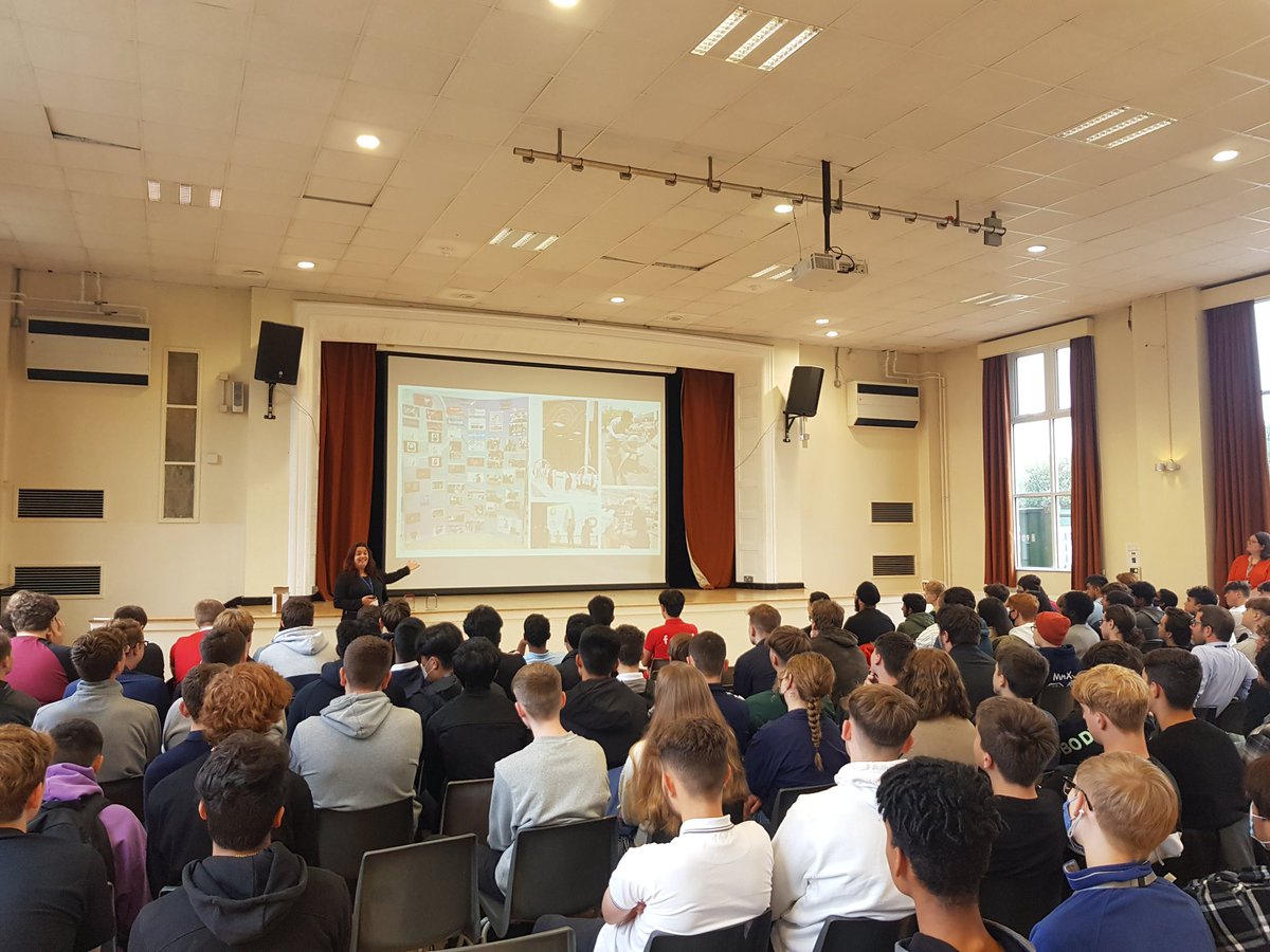 SHSSixthForm's tweet photo. Ms Melo and Jonathan launched this year's @youngenterprise project this morning. We can't wait for this year's adventure..! @SHS_JLT @SHSRBK_Alumni @shsrbk @yerichking https://t.co/to7eqS4jvJ