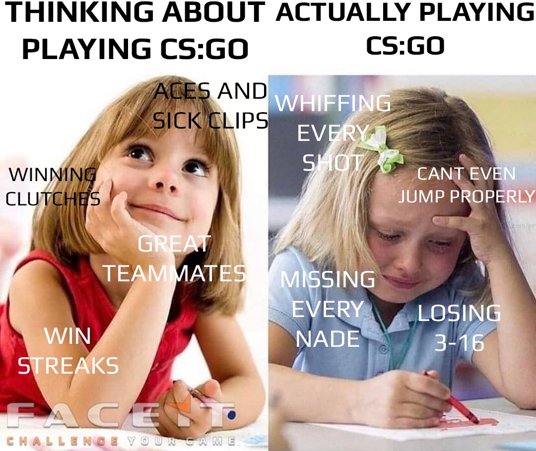 FACEIT on Twitter "It's always better in your head https//t.co/1R5J0AwLVW" / Twitter