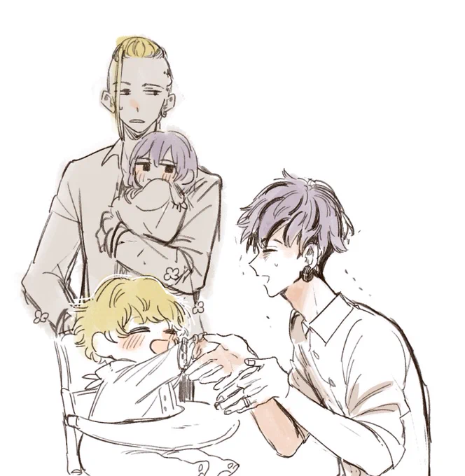 ドラみつ | #ดรามิตสึ   

เลี้ยงลูกแบบมืออาชีพเพราะก็เหมือนเลี้ยงเด็กมาทั้งชีวิตด้วยกันทั้งคู่ lol

> mpreg 