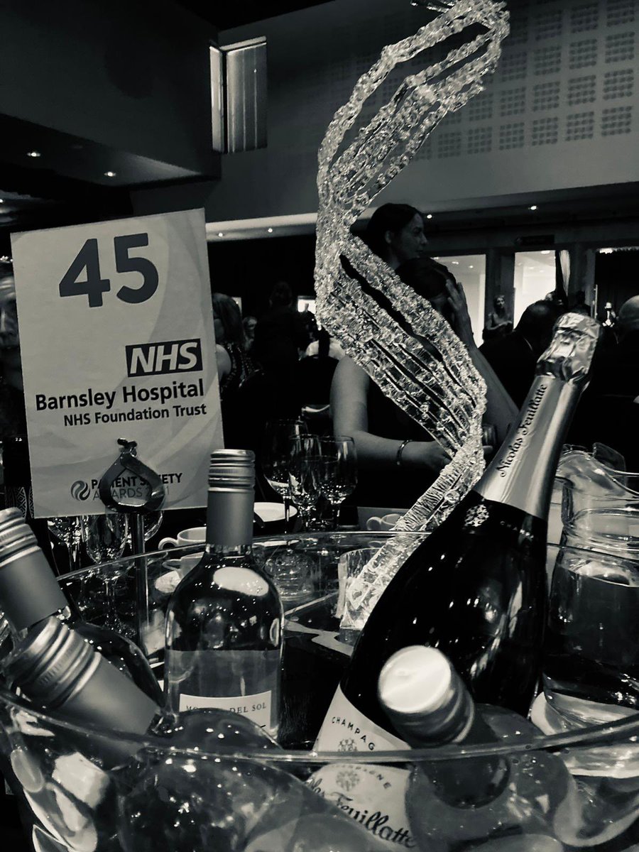crazzzylegs's tweet photo. #Table45 in pure celebration mood at the @HSJptsafety representing @barnshospital @barnsleycypd #bringontheaward https://t.co/TdQHswACHm