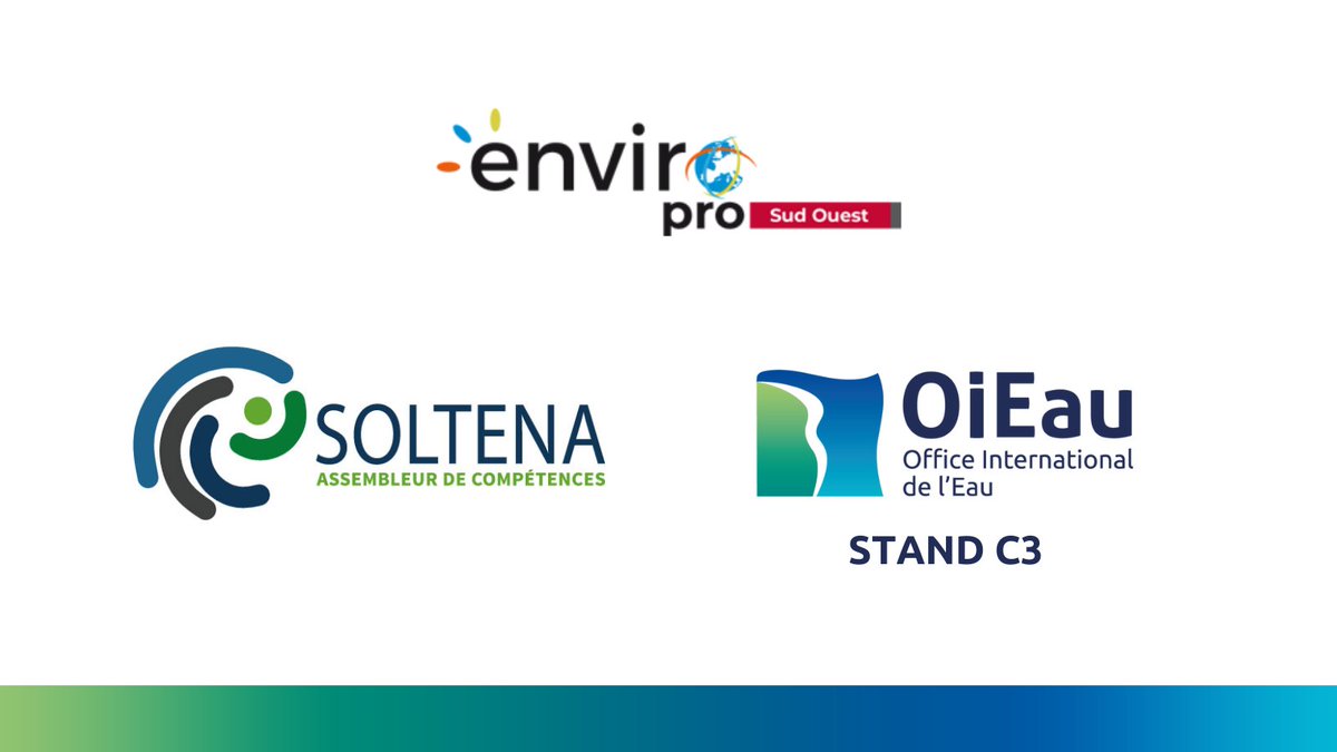 OI_Eau's tweet photo. 🆙Salon #EnviroPro : RDV maintenant ac Julien Louchard, Adjoint au Directeur Commercial, Marketing, Communication @OI_Eau, qui présente les #formations proposées par l’Office International de l’#Eau https://t.co/TCo9LFJHK5 💬🤓 #RH #MétiersDeLEau #Environnement #Biodiversité https://t.co/1vi05URQuT