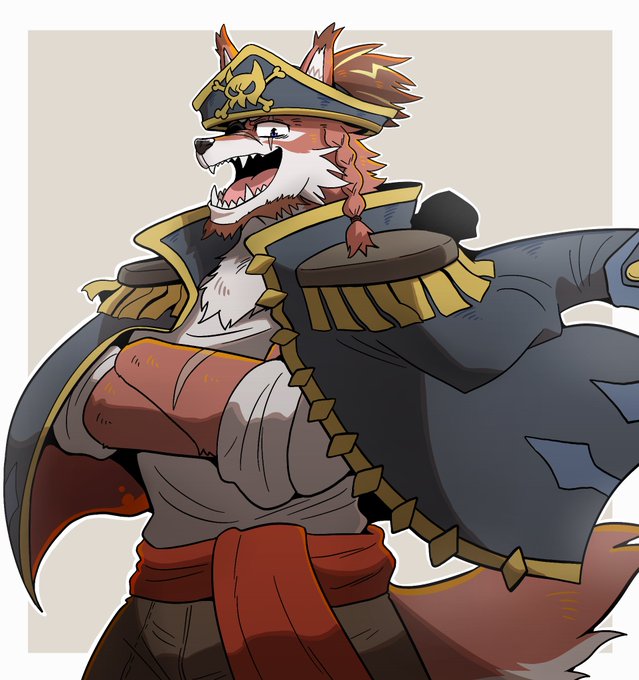 描いても良いとの事でしたので😋
海月さんとこの海賊さん🐺 https://t.co/aK0ko6v766 