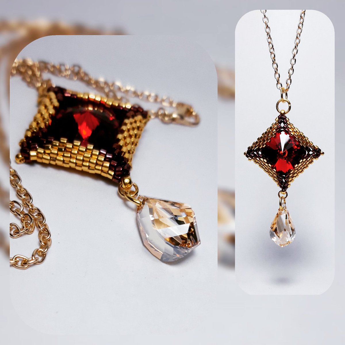 'Azar' beaded pendant...

Creativity in life is about saying Yes to new ideas...
#jewelryideas #jewelrydesign  #crystalsfromswarovski® #creativity
#scarlett #red #pendantnecklace

@loopylarner @frani23121 @KindleDd @Chilli_Momma @4378cah @Jess8for44 @MyBoyEnzo @jenny51559805