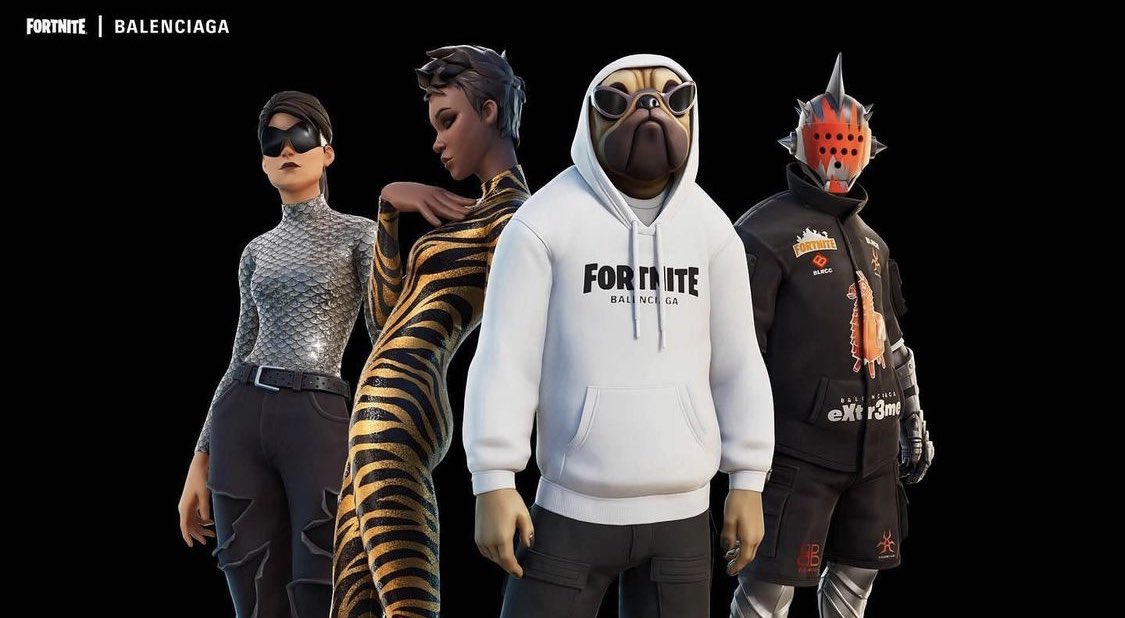 JosekaGG's tweet photo. Atuendos de la colaboración con Balenciaga estarán disponibles en el próximo cambio de tienda.

#Fortnite https://t.co/g4EWHYqgAU