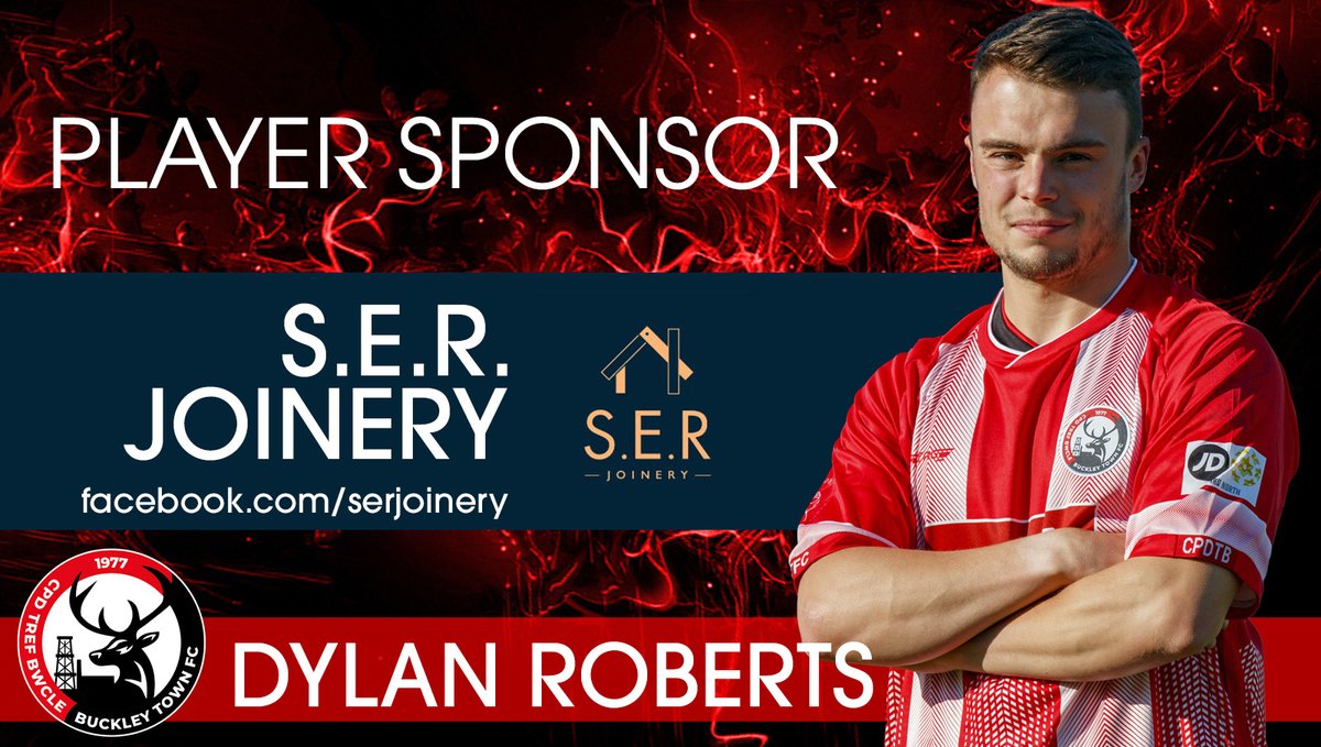 Fancy another one? Dylan Roberts is now sponsored by S.E.R. JOINERY - thanks guys, we look forward to seeing you at The Globe soon. You'll find them here: facebook.com/serjoinery  

To join the growing band of player sponsors, email sponsors@btfc.cymru
#Sponsors