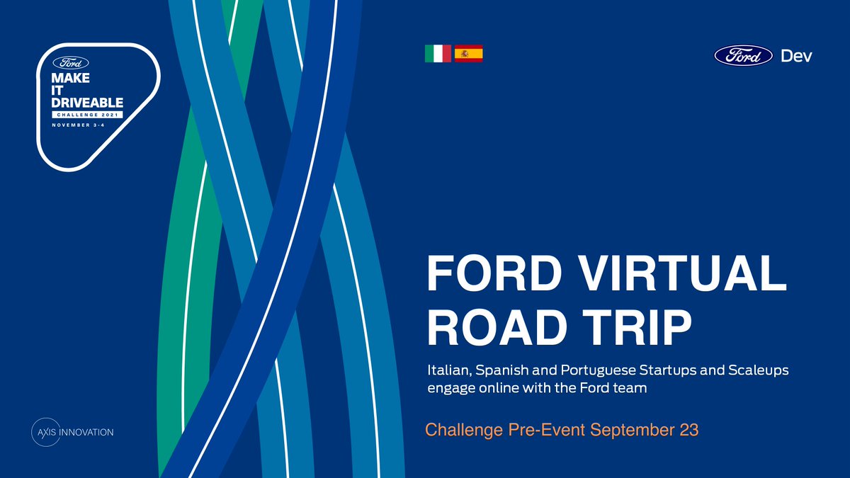 📣Italian, Spanish &amp; Portuguese #Startups: this Thu Sept 23 9–10AM EDT join us on our #MakeItDriveable Challenge Pre-Event—learn how to fast-track your product to market, targeting both commercial 🚚&amp; 🚘passenger vehicle customers. Register here: 
bit.ly/39iAAb4  📱👍💻