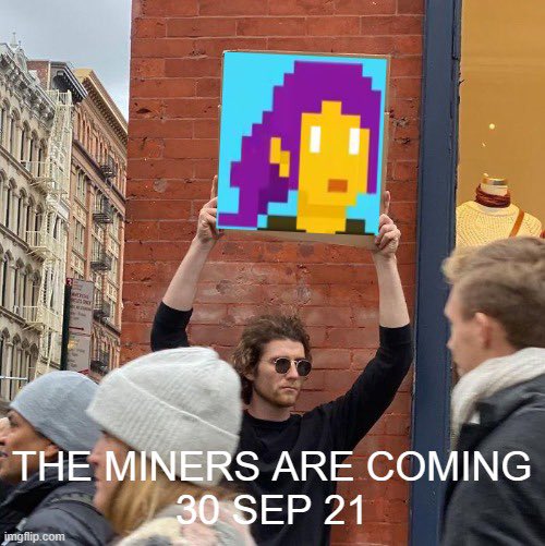 HubbardAlmighty's tweet image. Appreciate the opportunity! The Miners Are Coming! #NiftyWizards #DustIsMagic