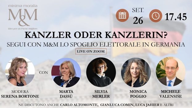 Segui le elezioni tedesche con M&amp;M, i suoi associati e i suoi ospiti…. Qui per registrarsi :  forms.gle/tG6EsubLBmr6w5…