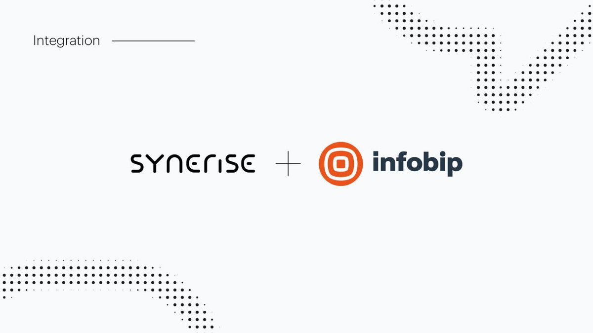 Synerise's tweet photo. #Omnichannel is one of our top priorities.
Infobip SMS communication is already integrated with the @Synerise platform. Just a few simple steps and you can reach your customers around the world with the most common form of text messaging used today.
#integation #infobip https://t.co/kY54Kpwj9E