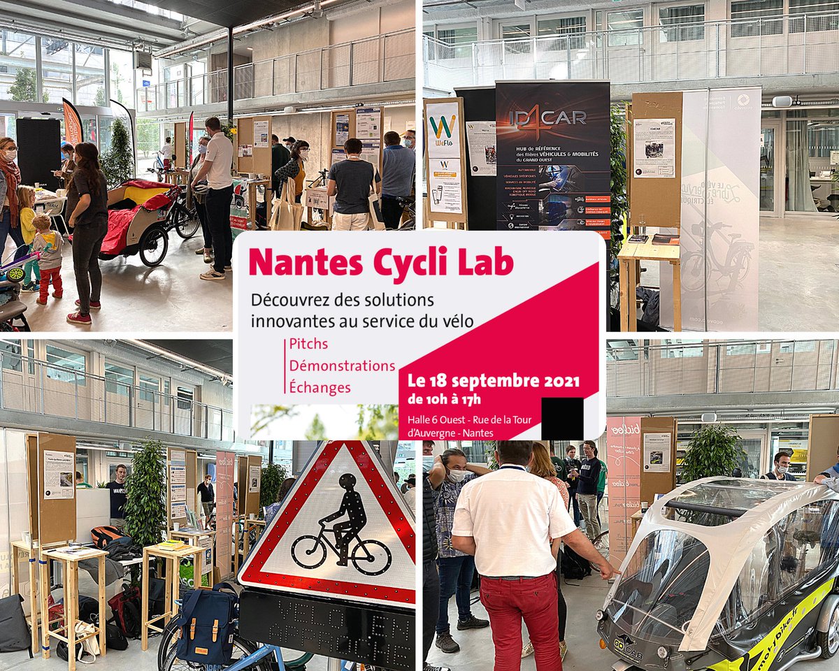 ID4MOBILITY's tweet image. 🚲Le Nantes Cycli Lab, c'était le week-end dernier, événement porté par @NantesCitylab  qui réunissait les acteurs nantais du #vélo et des #micromobilités.

L’occasion d’aller à la rencontre de nos membres!