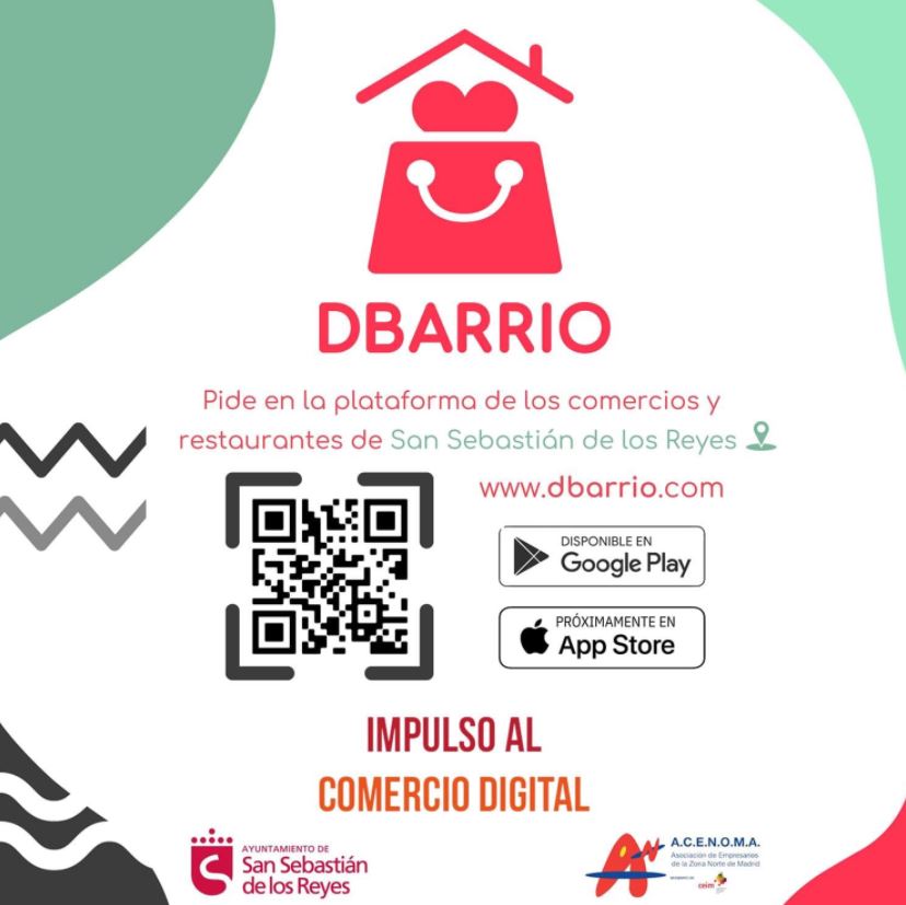 MPerdiguero_'s tweet photo. 🛍️ Impulsamos el comercio y la hostelería de #SanSe en el ámbito digital con la App #DBARRIO.
Con esta plataforma ayudamos a implementar las nuevas tecnologías con un año gratuito de servicio apoyado por @sansecomunica en colaboración con @ACENOMA.
📲 https://t.co/phDk4YjbNF https://t.co/mQuFOWFCAB