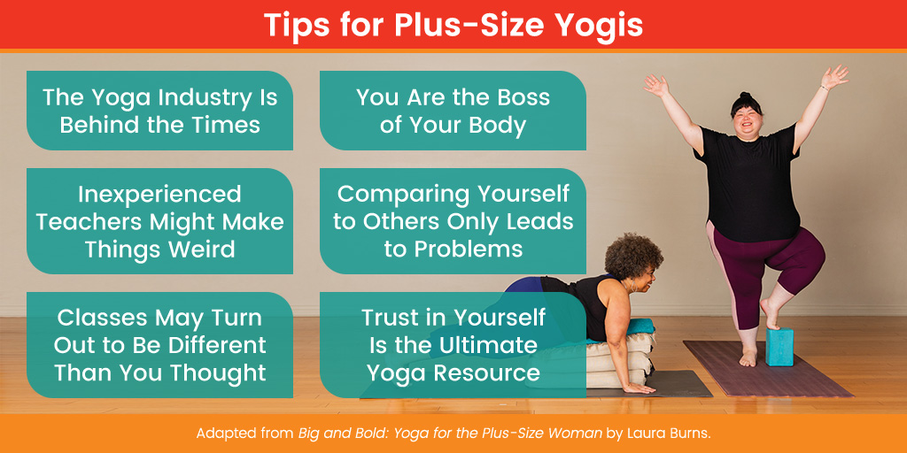 Human_Kinetics's tweet photo. Despite what you may think, yoga is for EVERY body! Larger women can experience freedom, comfort, strength, and mobility in their bodies through the practice of yoga, and Big & Bold: Yoga for the Plus-Size Woman shows you how. Learn more: https://t.co/z4QpWBqu3r #plussizeyoga https://t.co/jkpDAl3KJW