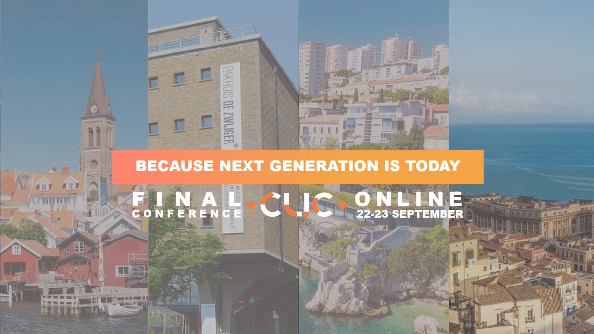 CNRsocial_'s tweet photo. ๐ 22-23 Sept | #CLICFinalConference
The final conference of the #Horizon2020 project #CLIC โCircular models Leveraging Investments in Cultural heritage adaptive reuseโ @CLIC_EU, is organised by @IrissCnr in collaboration with other 15 European Partners
๐https://t.co/PlugSoU1Jh https://t.co/zBqlk1lnbl