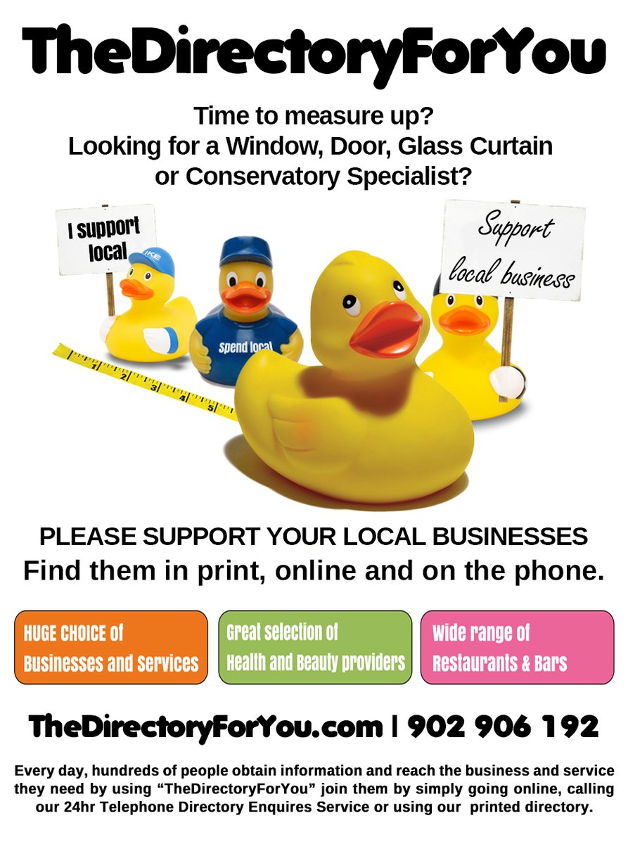 DirectorySpain's tweet image. THERE ARE MANY MORE GREAT BUSINESSES JUST WAITING TO BE OF SERVICE!

FIND THEM IN YOUR LOCAL PRINTED DIRECTORY, CLICK BELOW TO VIEW ONLINE OR PICK UP YOUR COPY TODAY!
 issuu.com/thedirectoryfo…