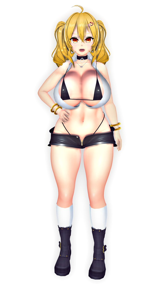 がんばったけど似せるのには限界があるなっておもったサーヤちゃん #COM3D2 