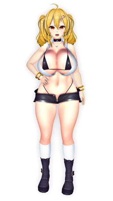 がんばったけど似せるのには限界があるなっておもったサーヤちゃん #COM3D2 