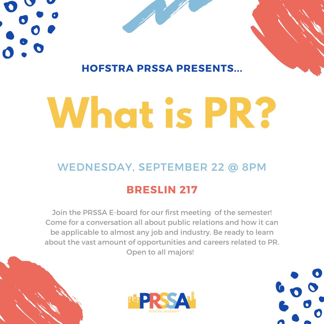 Hofstra PRSSA tweet media