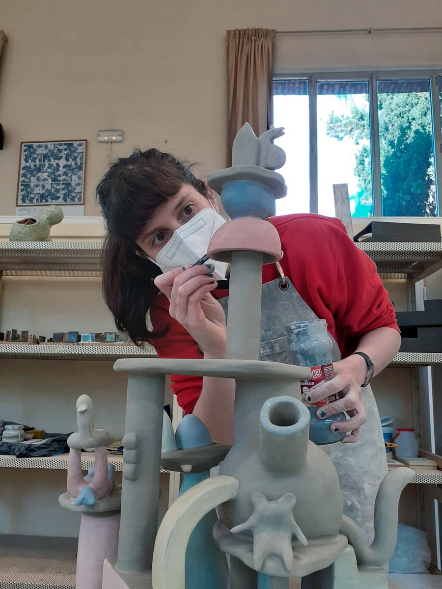 soymariagrande's tweet photo. 🗓️ ¡Últimos días para ver mi pieza en la Escuela de La Palma! Me dio mucho trabajo. ¡Venid! 🌋 https://t.co/0FD5rWstIe