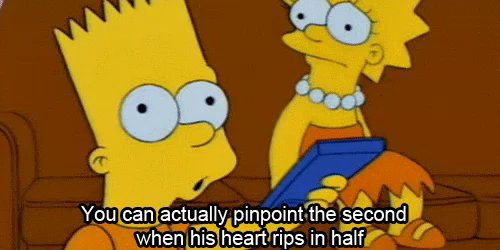 shaggy901516's tweet photo. (From my hockey game yesterday. We played well but came up short in the end. Wanted to post this funny moment though.)
Bart: Watch this, Lis. You can actually pinpoint the second when his heart rips in half.
*Hits the post*
Bart: And... now!
#HockeyProblems #4thLineProblems https://t.co/gFu9BsCpBK