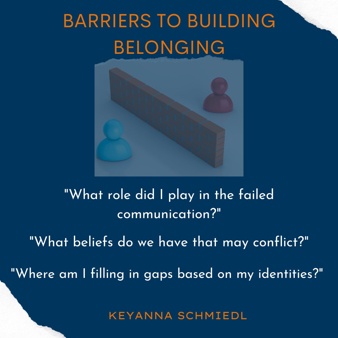 A critical component of building diverse, inclusive &amp; equitable environments where people feel like they belong is acknowledging our role in what currently exists.

#DEI #DEIB #diversityequityinclusion #diversityequtiyinclusionbelonging #intentiontoimpact #carefultothoughtful